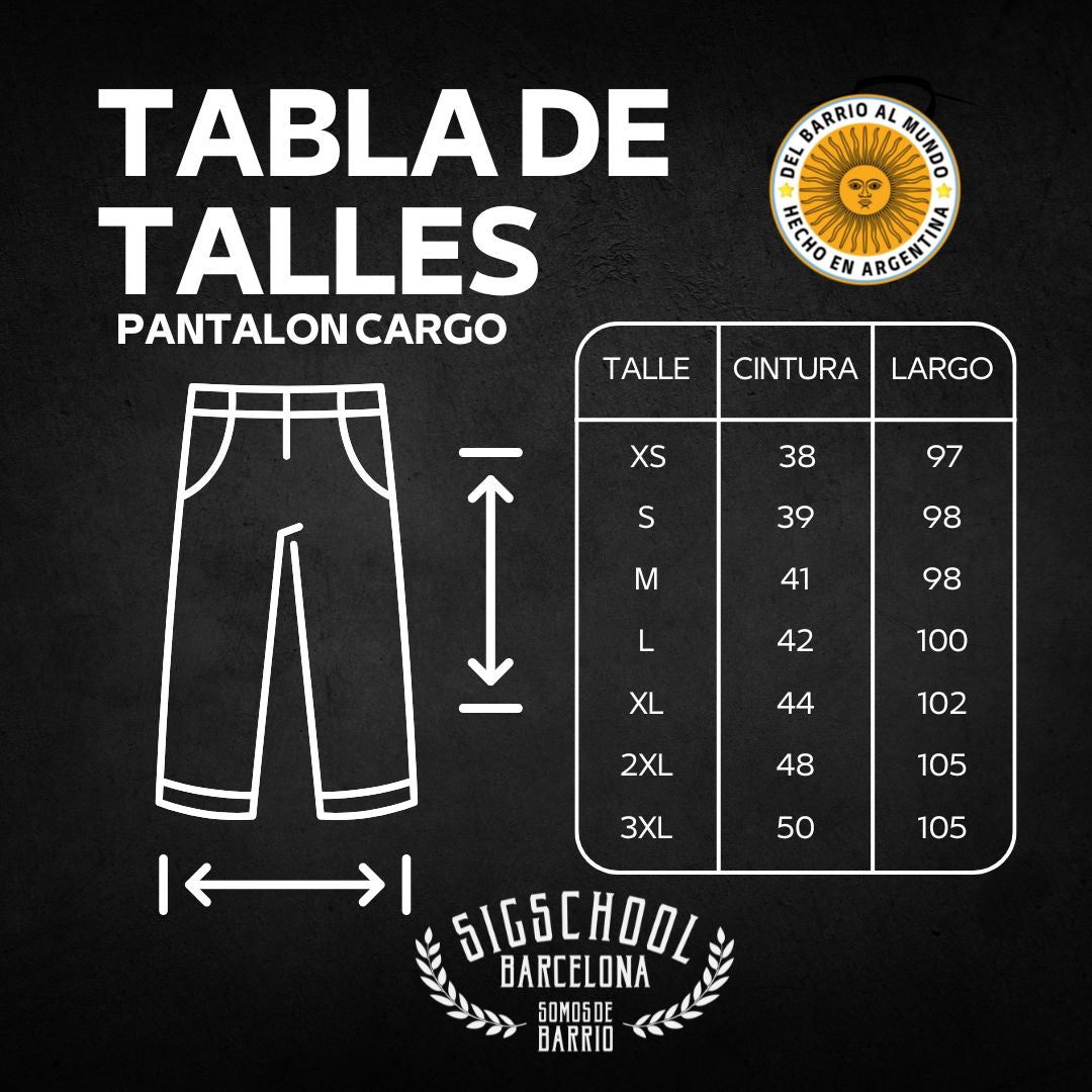PANTALON CARGO UNISEX