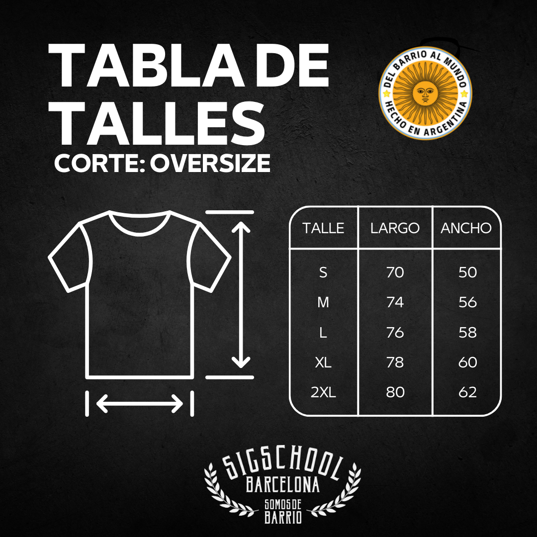 REMERA OVERSIZE UNISEX VERANO 2025